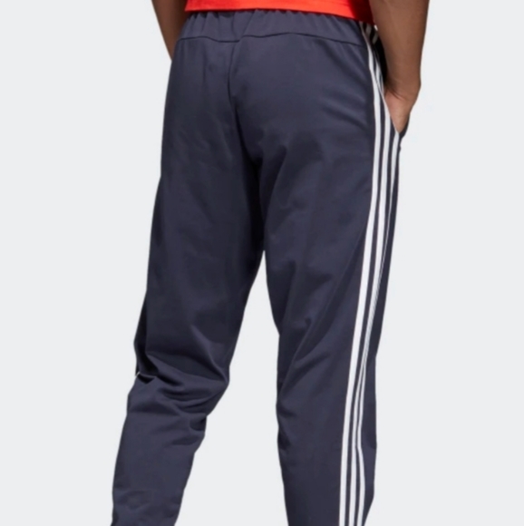Adidas Mens cotton blend track pants. Navy. NWT - Picture 5 of 7